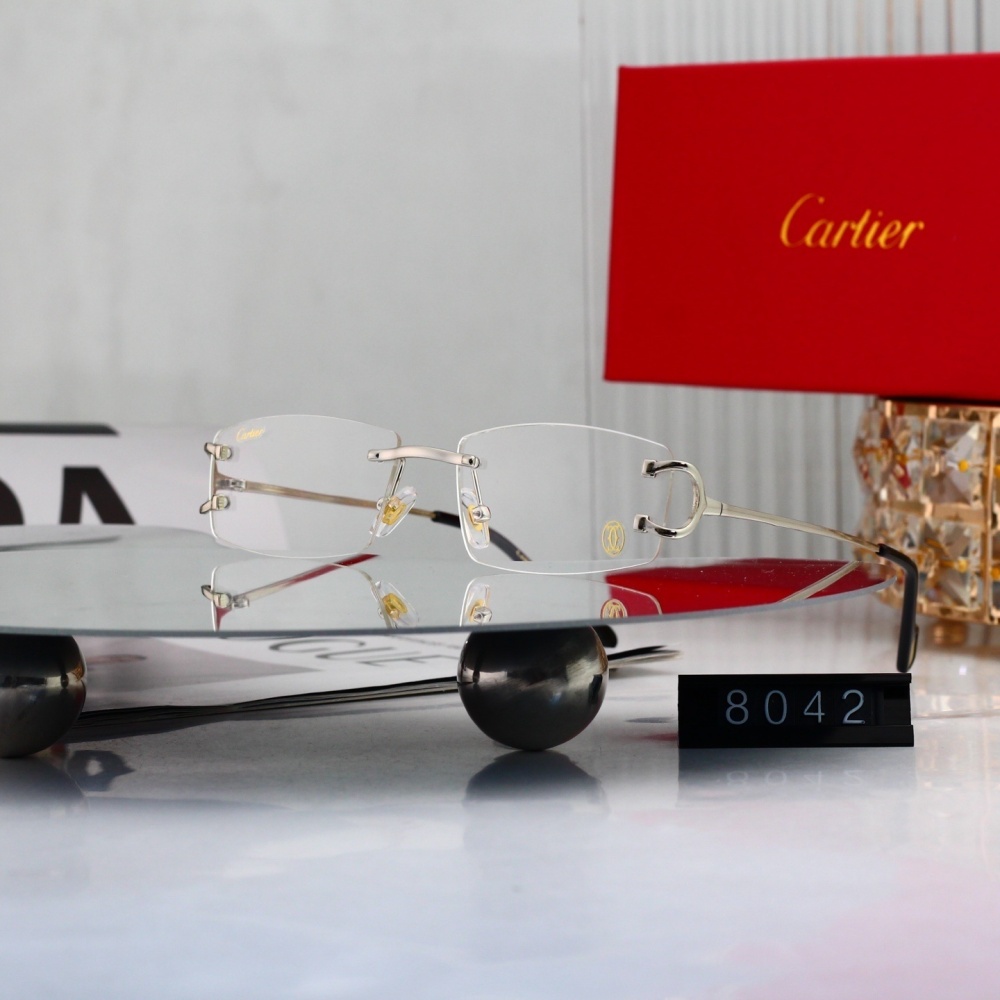 Cartier Rimless Sunglasses 4225