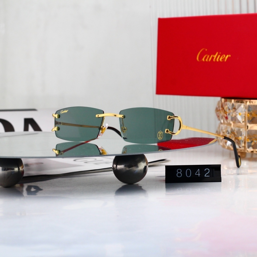 Cartier Rimless Sunglasses 4225