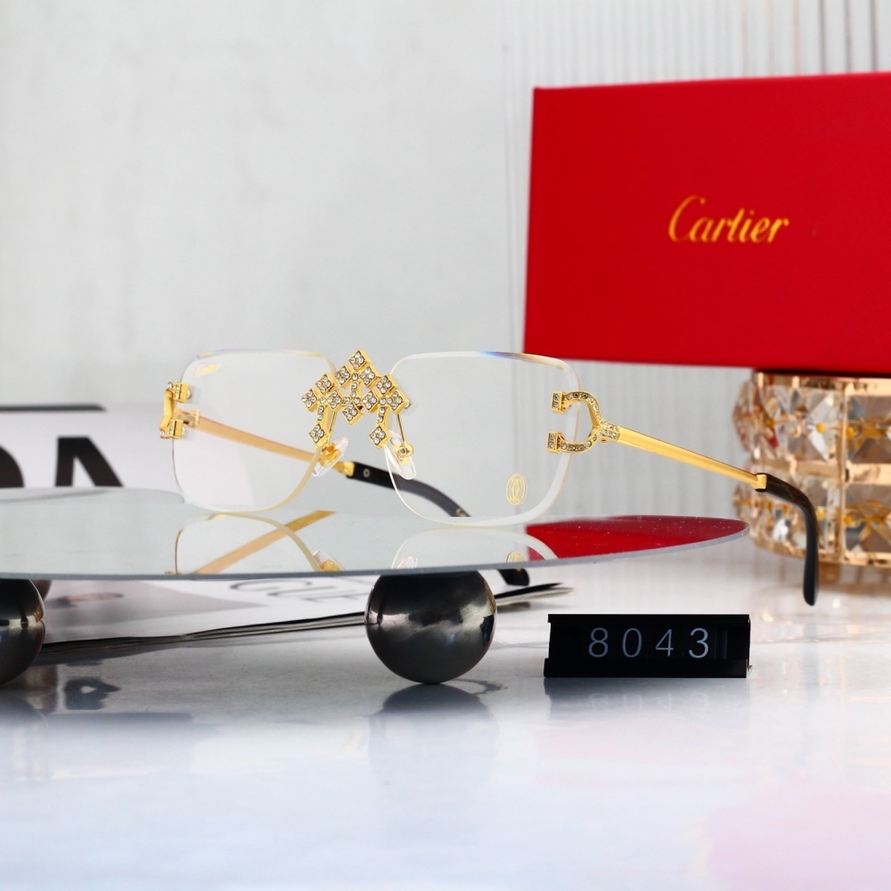 Cartier Rimless Sunglasses 4225