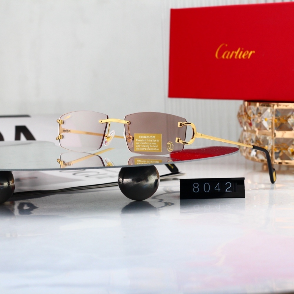 Cartier Rimless Sunglasses 4225