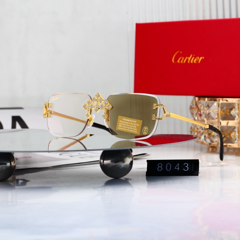 Cartier Rimless Sunglasses 4225