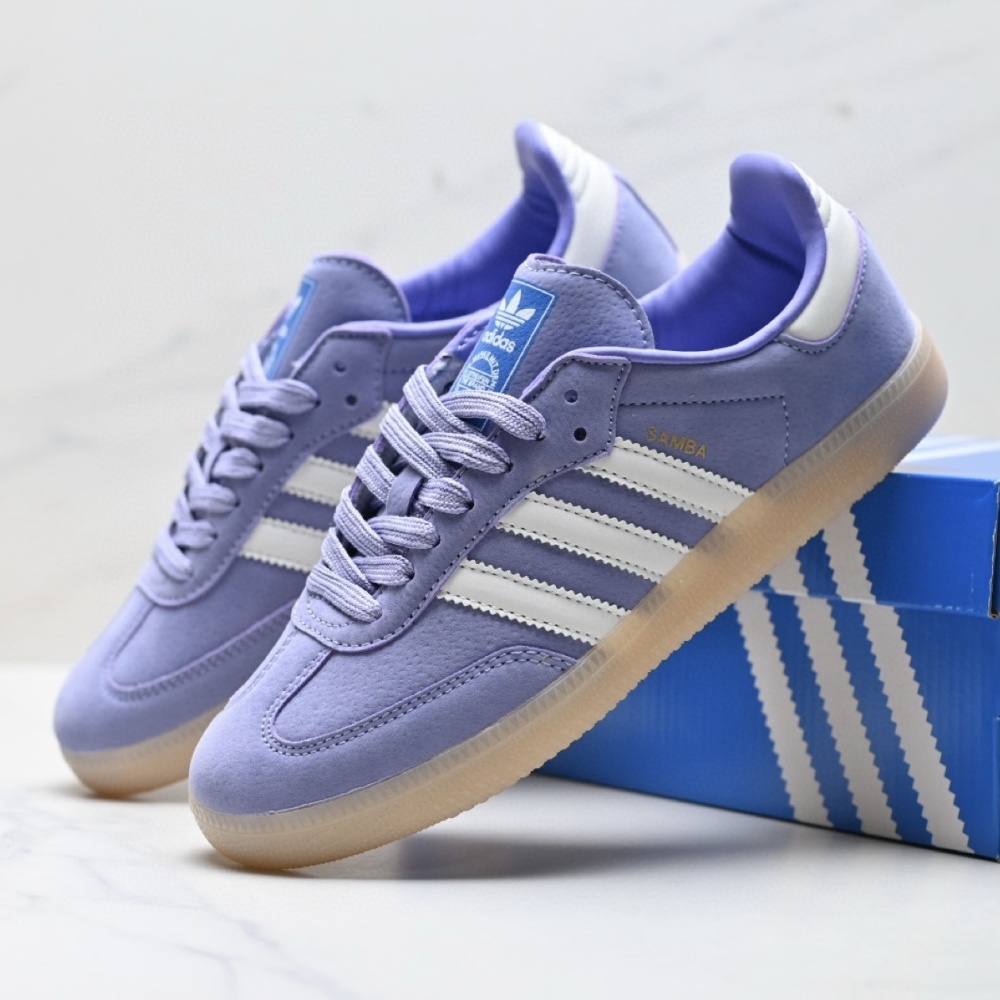 adidas Samba OG Retro Suede & Leather Low-Top Sneakers 27