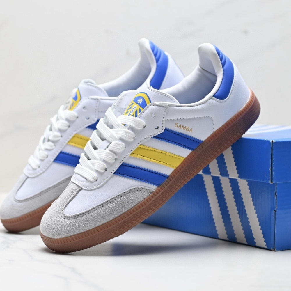 adidas Samba OG Retro Suede & Leather Low-Top Sneakers 27