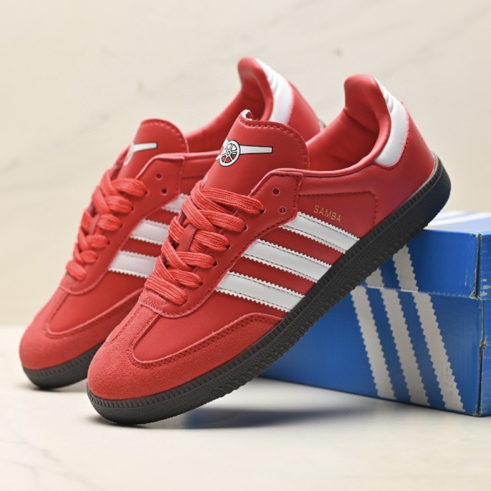 adidas Samba OG Retro Suede & Leather Low-Top Sneakers 27