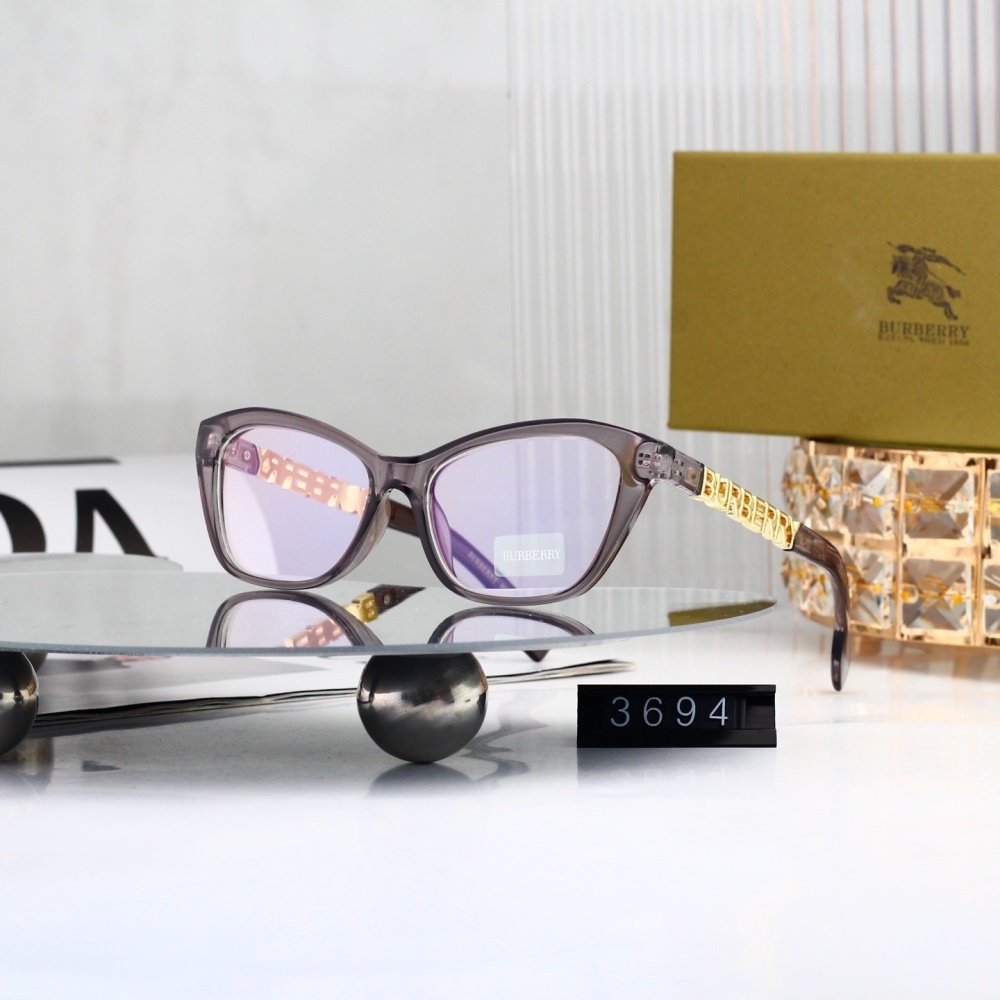 Burberry Retro Cat-Eye Frame Blue Light Blocking Glasses 3694
