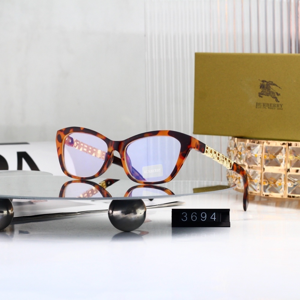 Burberry Retro Cat-Eye Frame Blue Light Blocking Glasses 3694