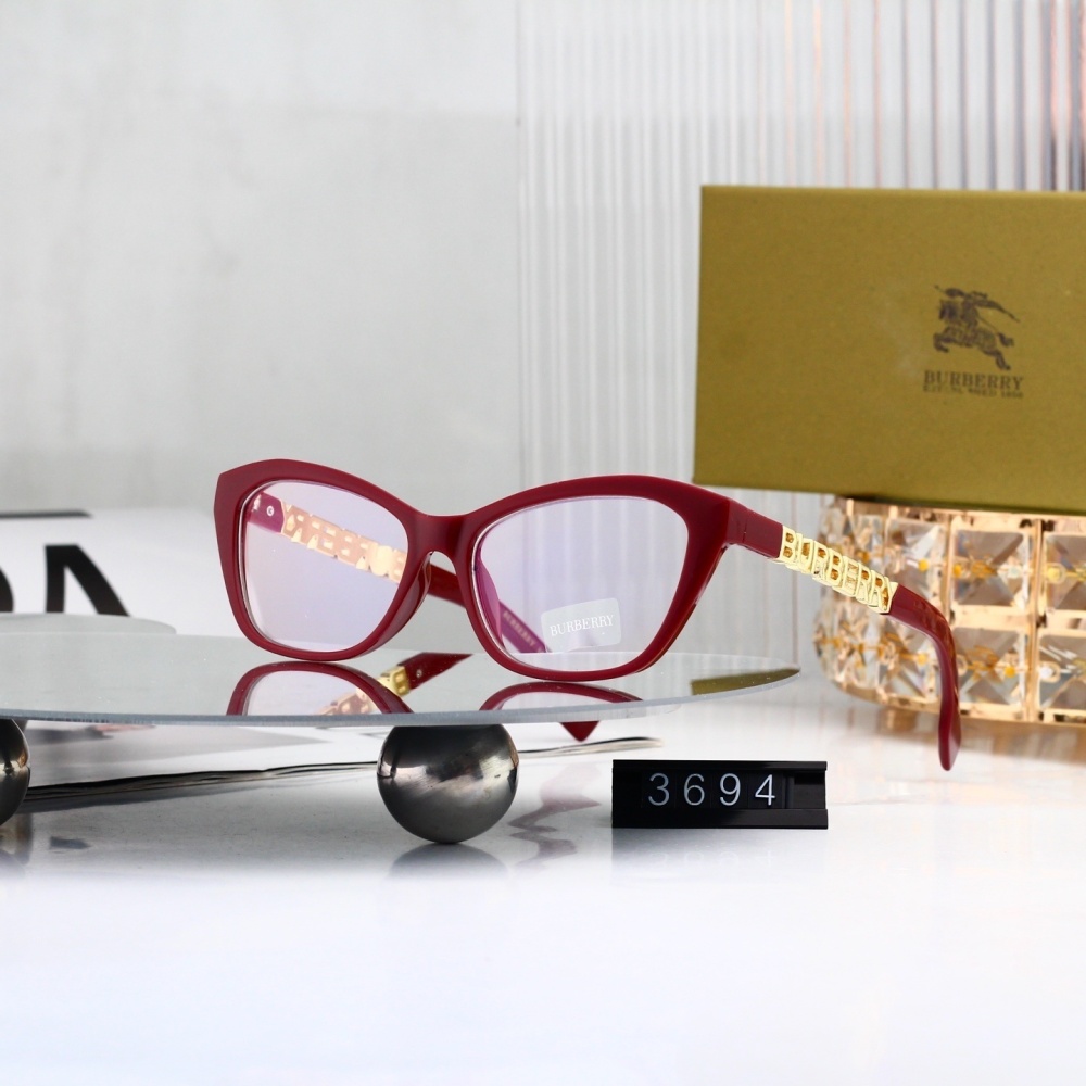 Burberry Retro Cat-Eye Frame Blue Light Blocking Glasses 3694