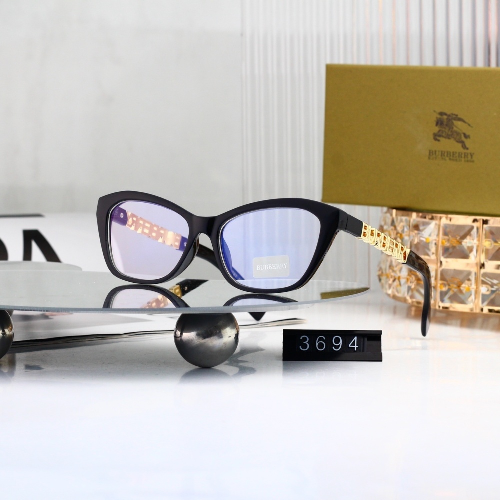 Burberry Retro Cat-Eye Frame Blue Light Blocking Glasses 3694