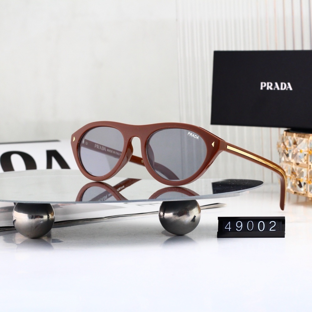Prada Classic Oval Cat-Eye UV Protection Sunglasses 49002