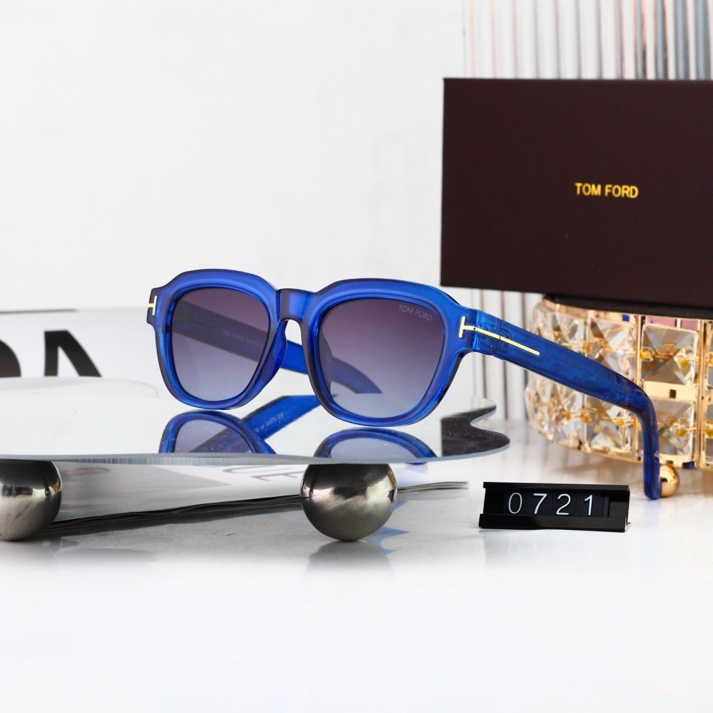 Tom Ford Signature T Accent Retro Square Eyeglasses 0721