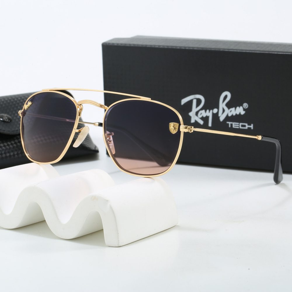 Ray-Ban Luxury Metal Frame Square Aviator Sunglasses 20355725