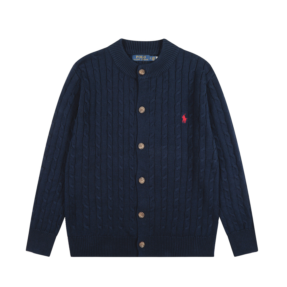 Ralph Lauren Men's & Women's Iconic Pony Cotton Cable-Knit Cardigan