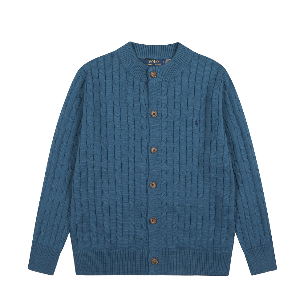 Ralph Lauren Men's & Women's Iconic Pony Cotton Cable-Knit Cardigan