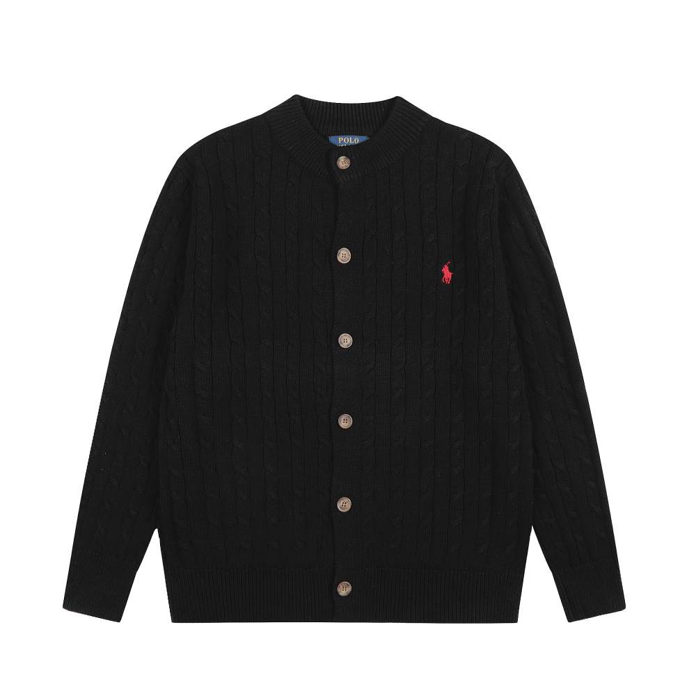 Ralph Lauren Men's & Women's Iconic Pony Cotton Cable-Knit Cardigan