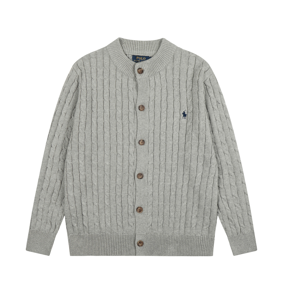 Ralph Lauren Men's & Women's Iconic Pony Cotton Cable-Knit Cardigan