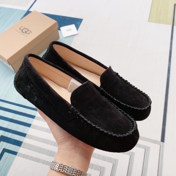 UGG Dakota Slip-On Loafer Slipper with Fur Lining