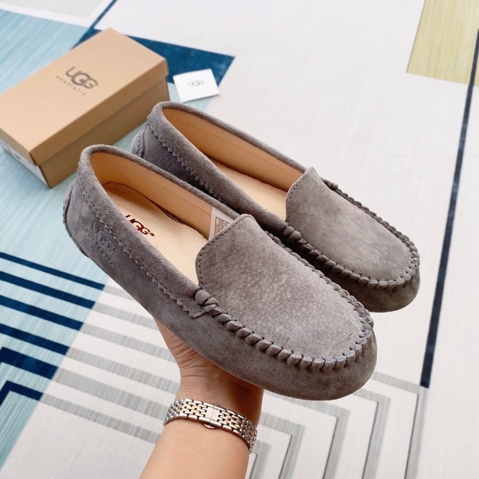 UGG Dakota Slip-On Loafer Slipper with Fur Lining