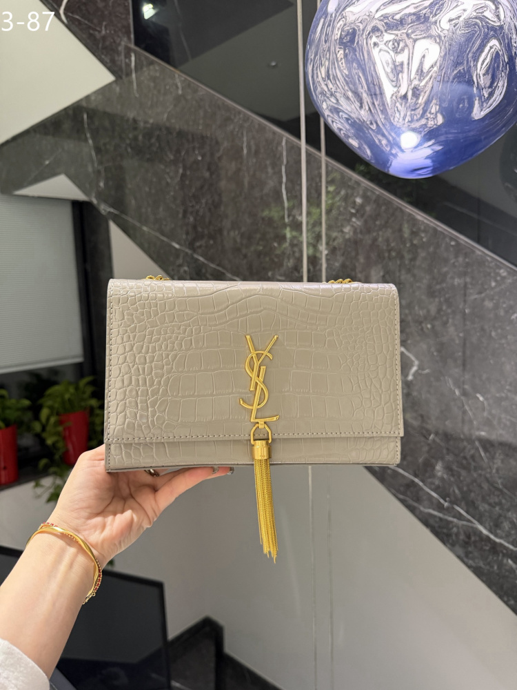 YSL Monogram Kate Tassel Shoulder Bag