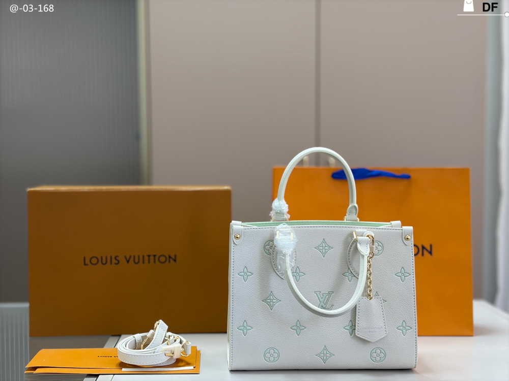Louis Vuitton Onthego PM Tote Bag, Monogram Spring in the City