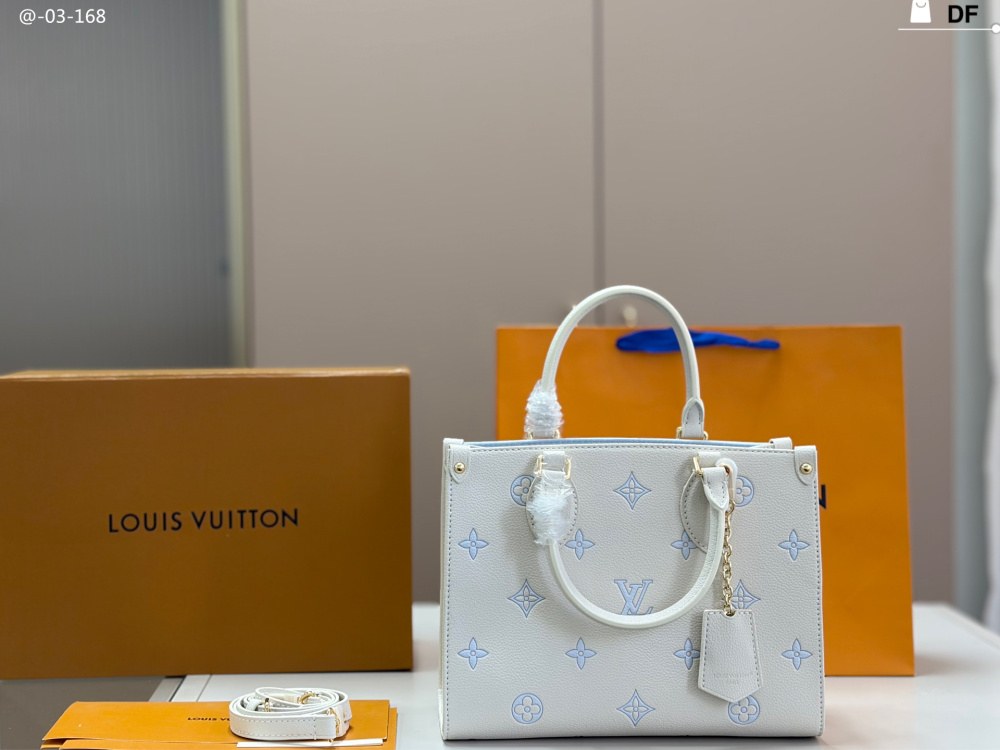 Louis Vuitton Onthego PM Tote Bag, Monogram Spring in the City