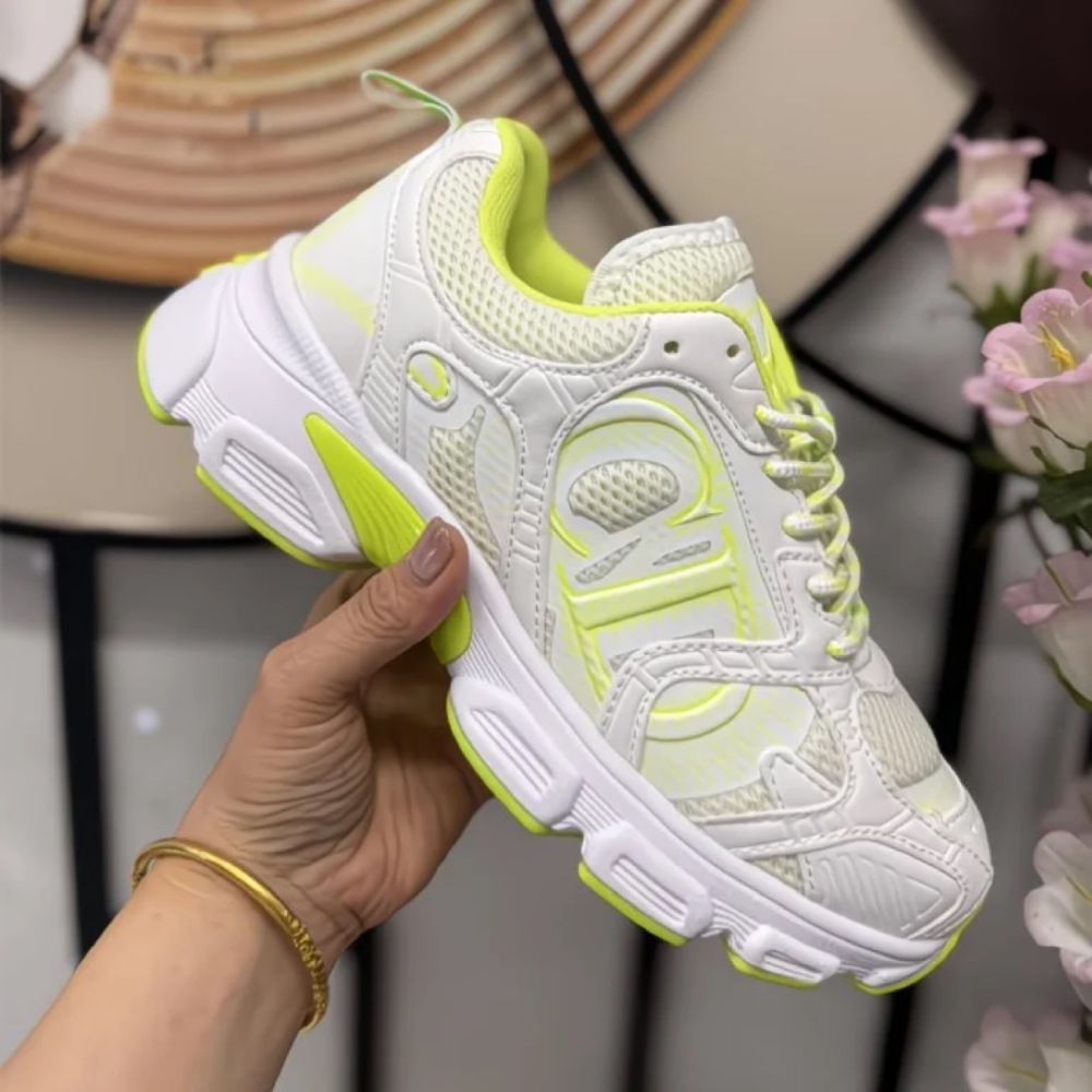Dior Retro CD Logo Mesh Running Shoes