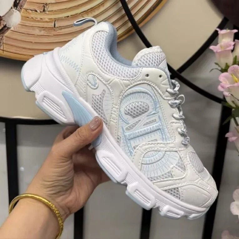 Dior Retro CD Logo Mesh Running Shoes