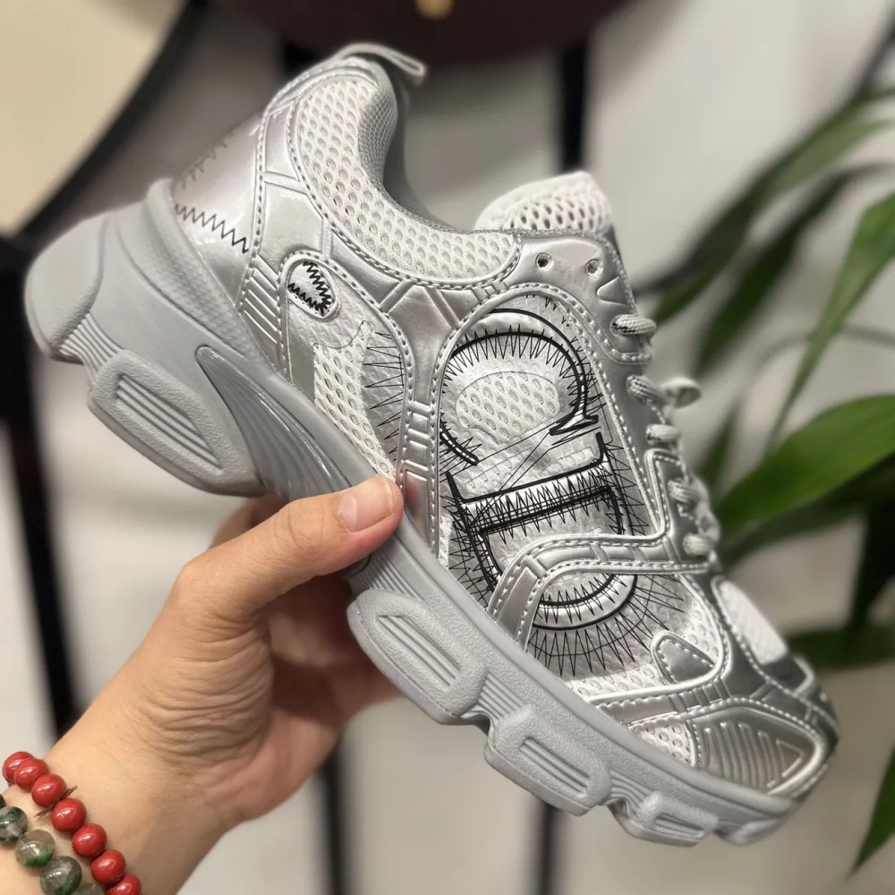 Dior Retro CD Logo Mesh Running Shoes