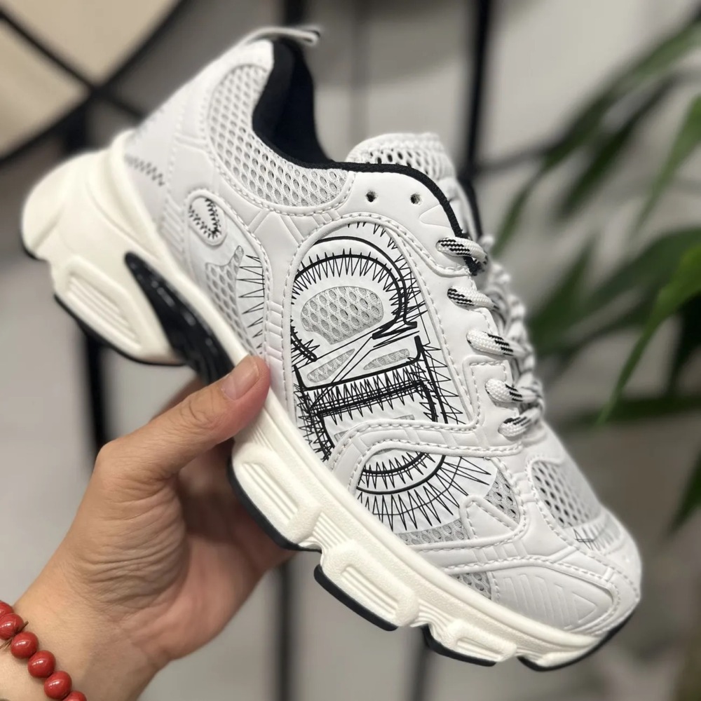 Dior Retro CD Logo Mesh Running Shoes