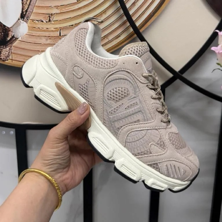 Dior Retro CD Logo Mesh Running Shoes