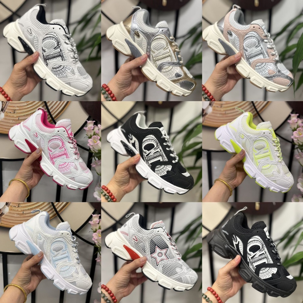 Dior Retro CD Logo Mesh Running Shoes