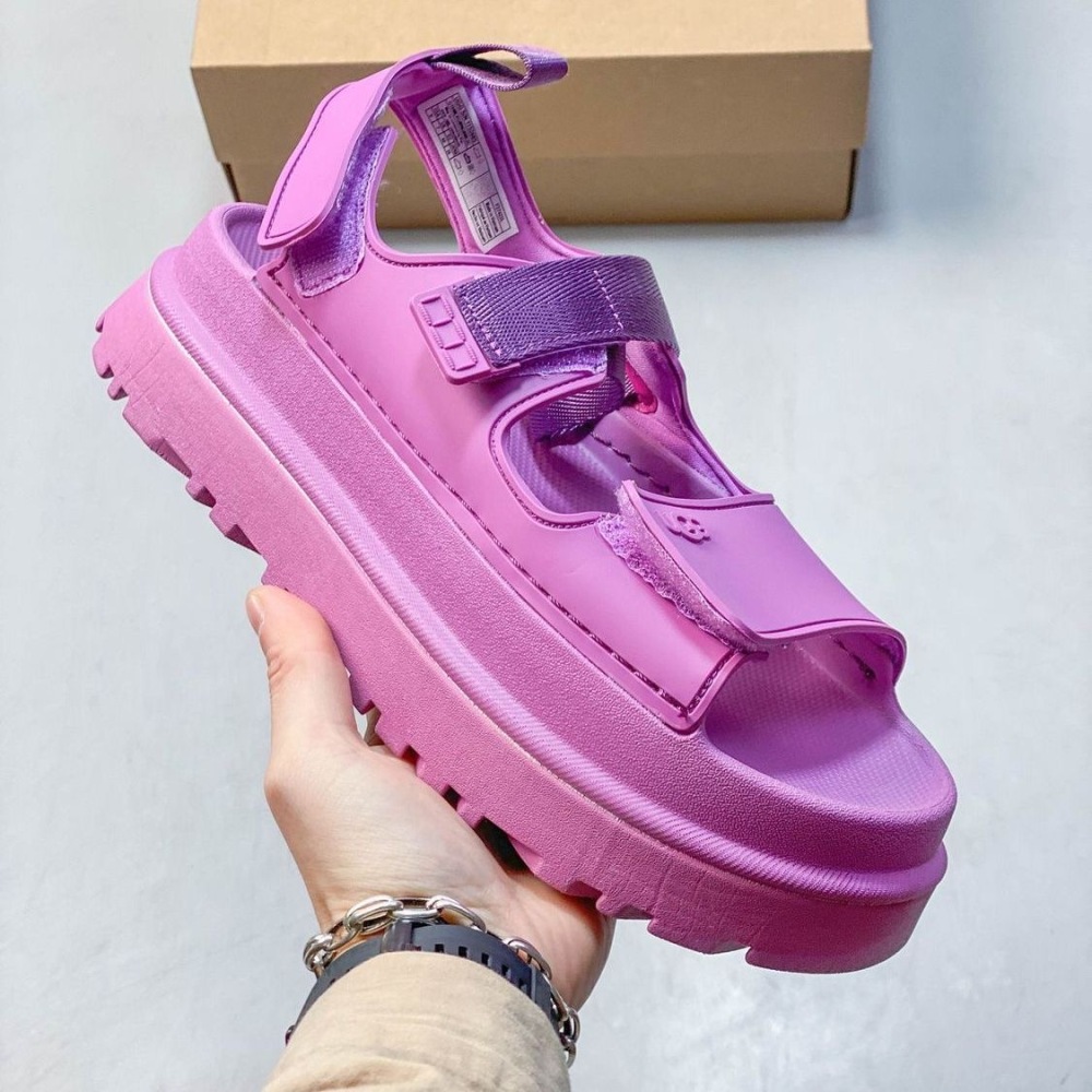 UGG Women's Platform Sandal with Adjustable Strap