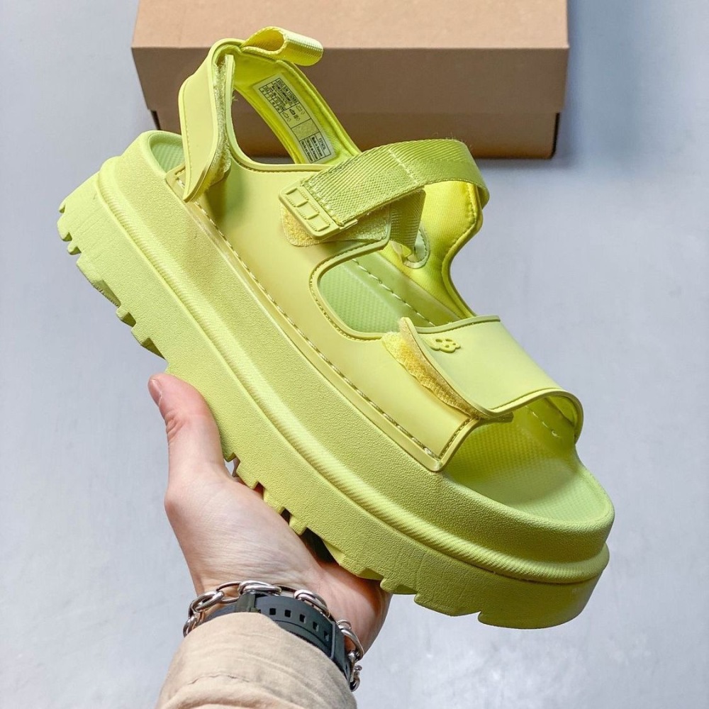 UGG Women's Platform Sandal with Adjustable Strap