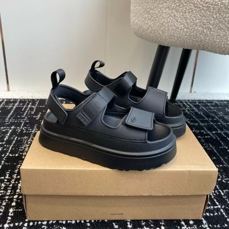 UGG Women's Platform Sandal with Adjustable Strap