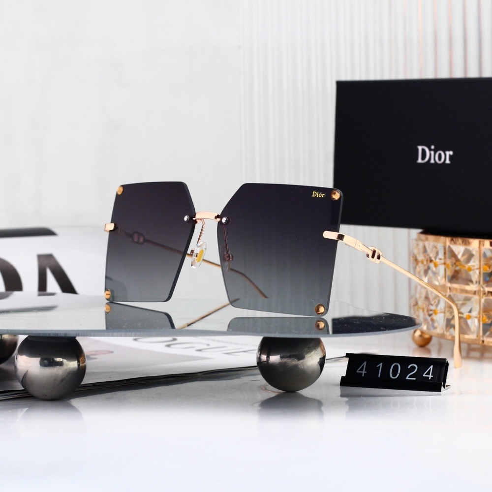 Dior Rimless Square Sunglasses