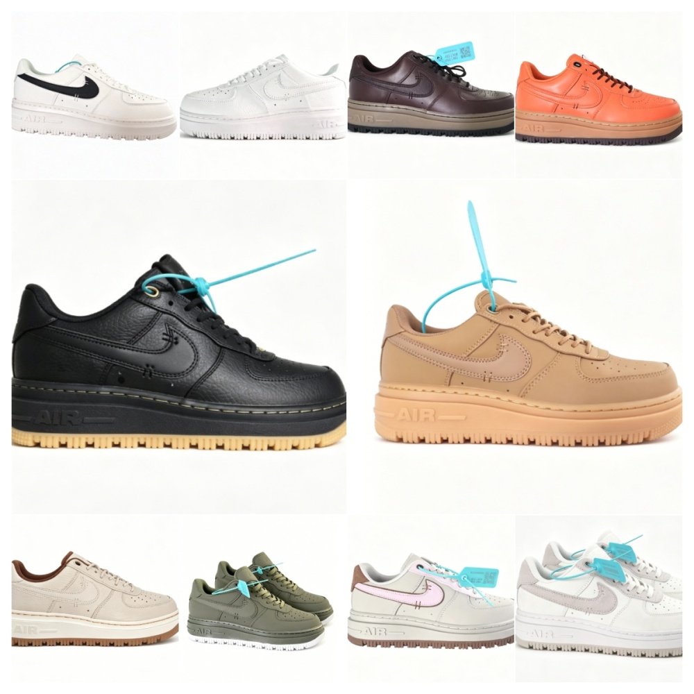 Nike Air Force 1 Gum Platform Sneakers