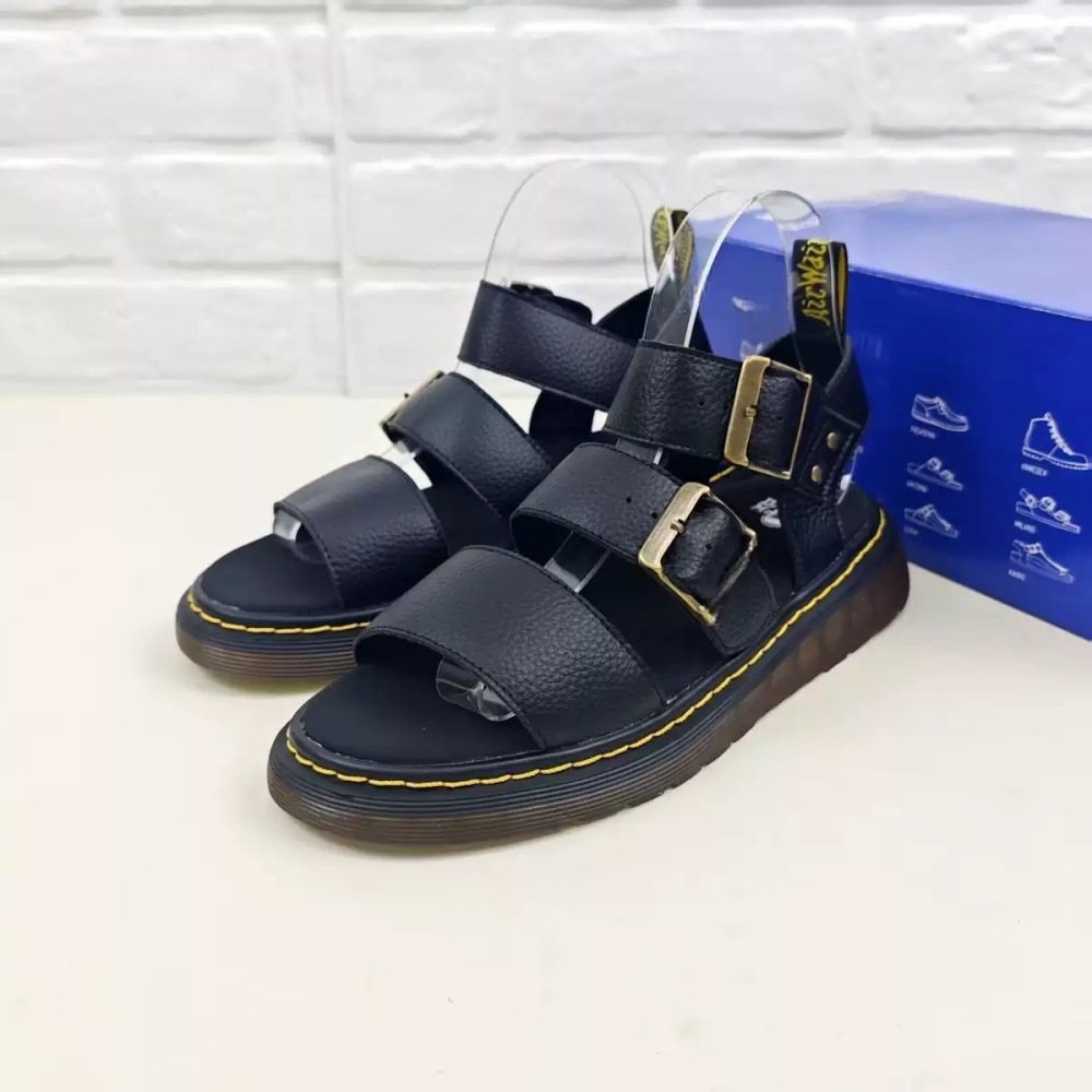 Dr. Martens Gryphon Leather Strap Sandals Platform Summer Shoes