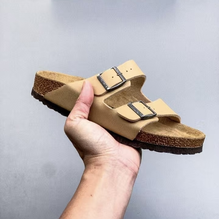 Birkenstock Boston & Arizona Style Suede Footwear, Cork Footbed