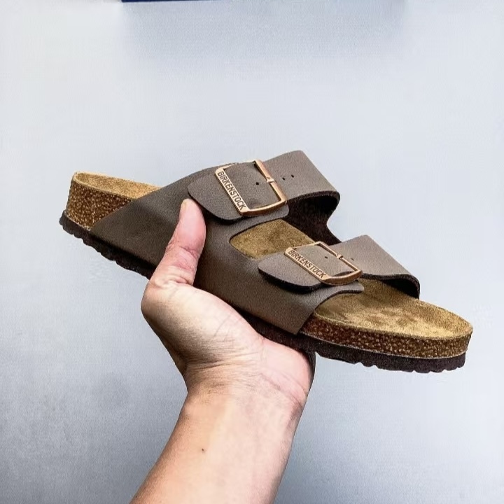 Birkenstock Boston & Arizona Style Suede Footwear, Cork Footbed