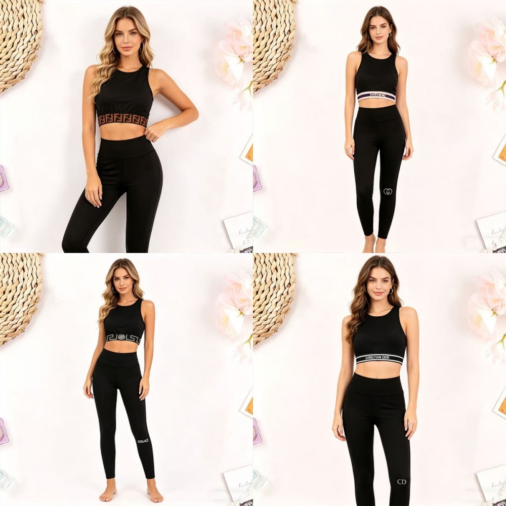 FENDI、DIOR、Gucci、Versace Yoga Wear