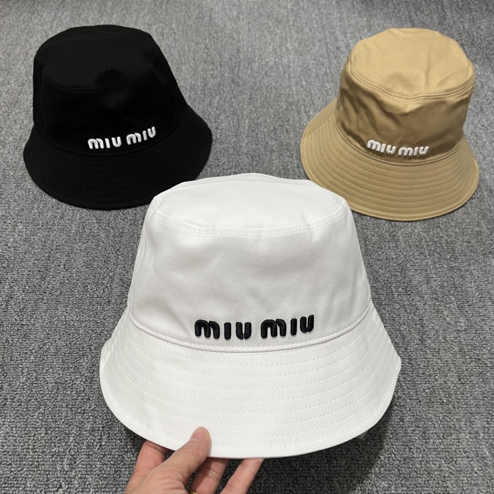 miumiu unisex fisherman hats