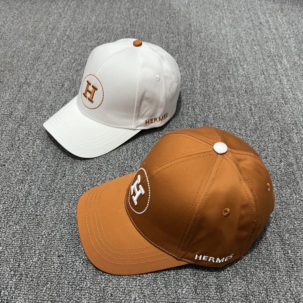 Hermès men's and women's baseball caps 2