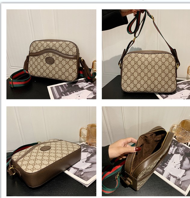 GUCCI/LV Vintage Monogram Camera Crossbody Bag