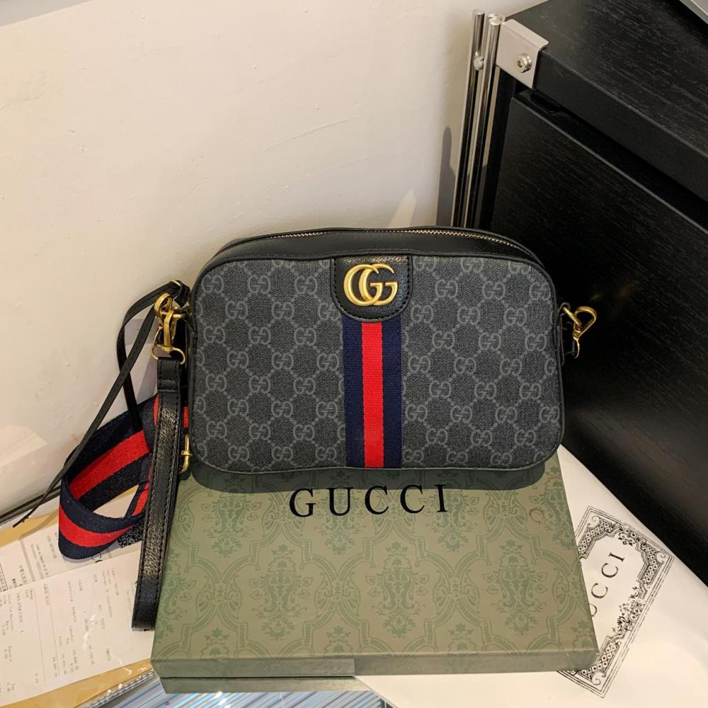 GUCCI GG Monogram Web Camera Bag