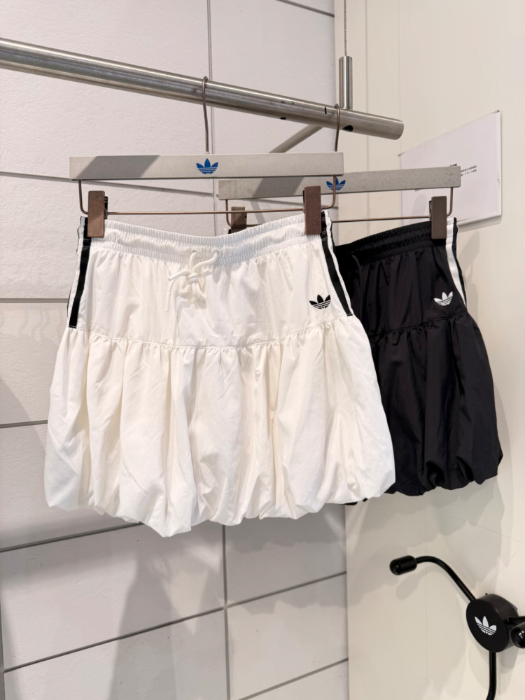 Adidas Embroidered puffy bubble skirt