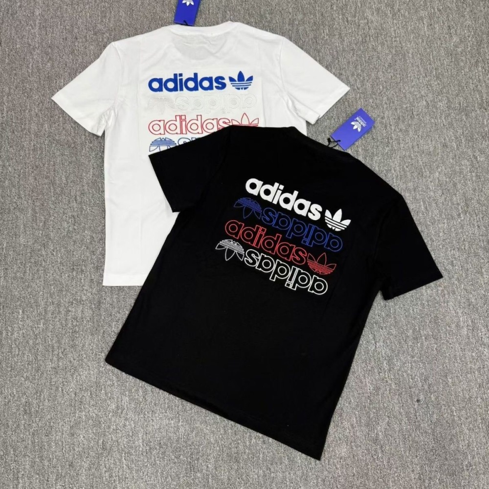 Adidas Unisex embroidered short-sleeve top