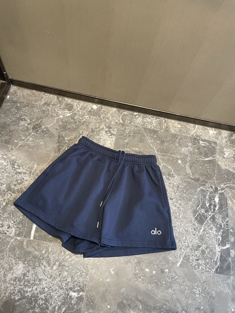alo Bright Label Casual Terry Cotton Shorts
