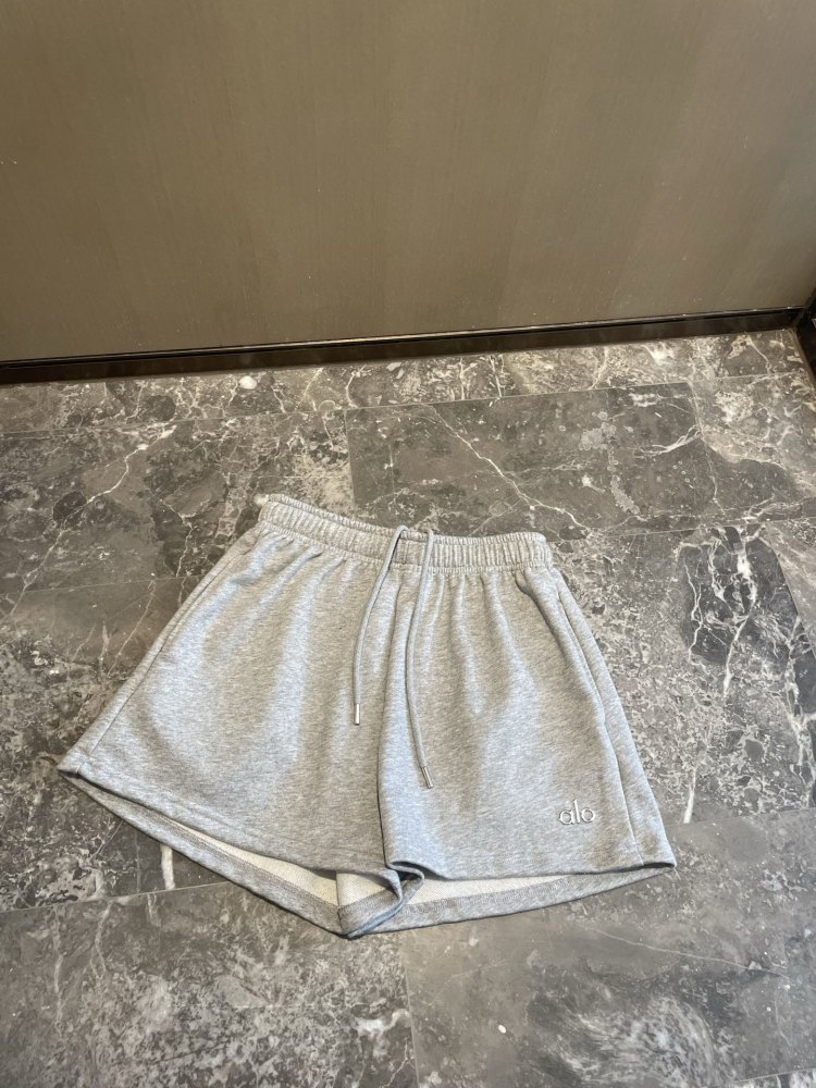 alo Bright Label Casual Terry Cotton Shorts