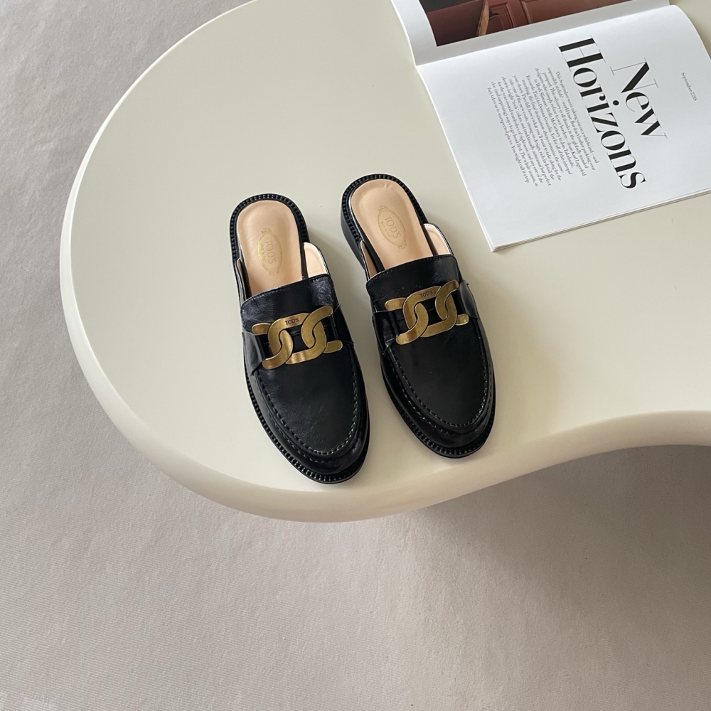TOD'S 26P Chain-Detail Flats