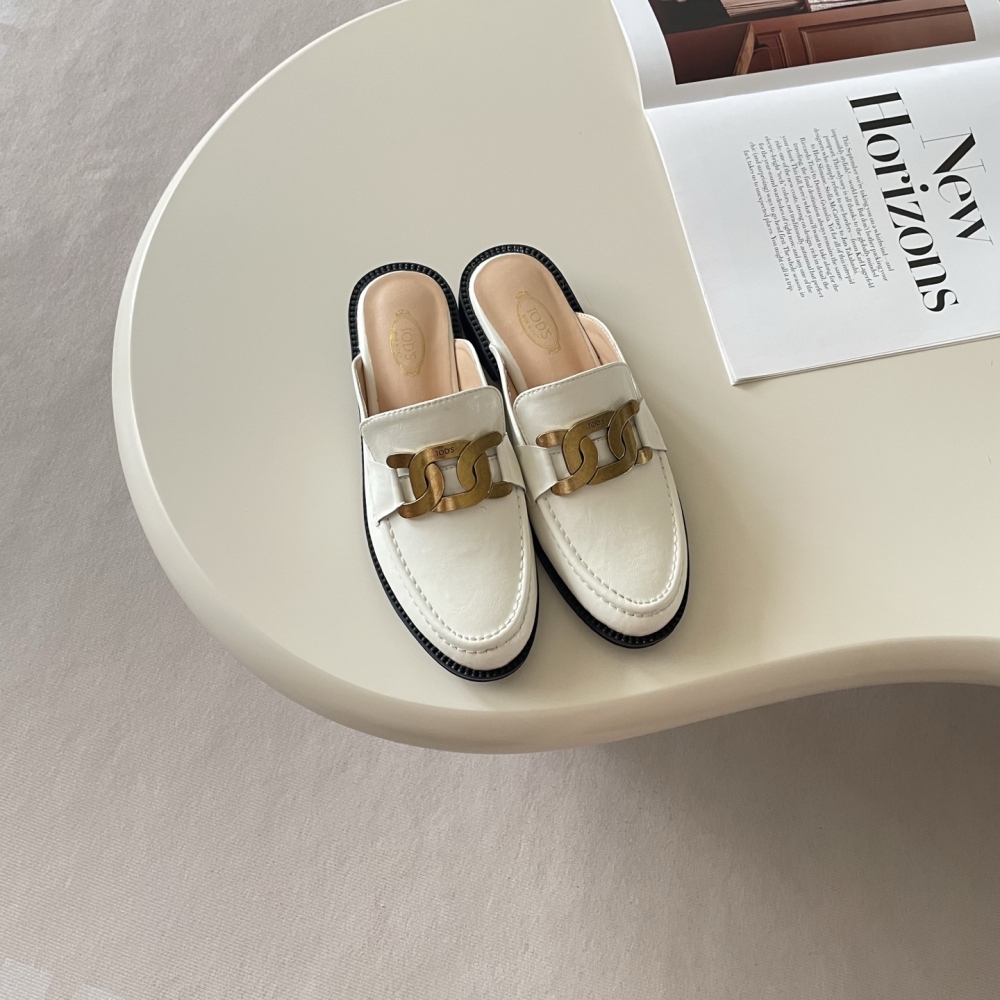 TOD'S 26P Chain-Detail Flats