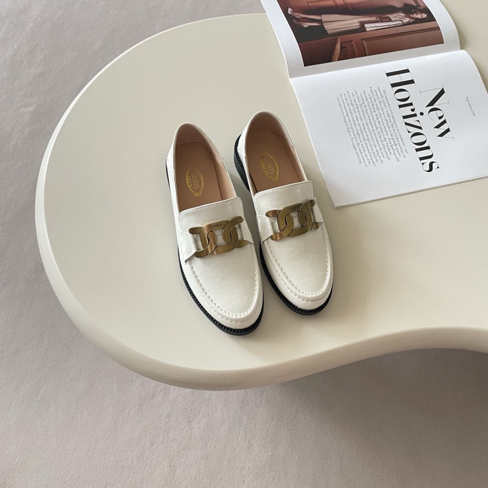 TOD'S 26P Chain-Detail Flats